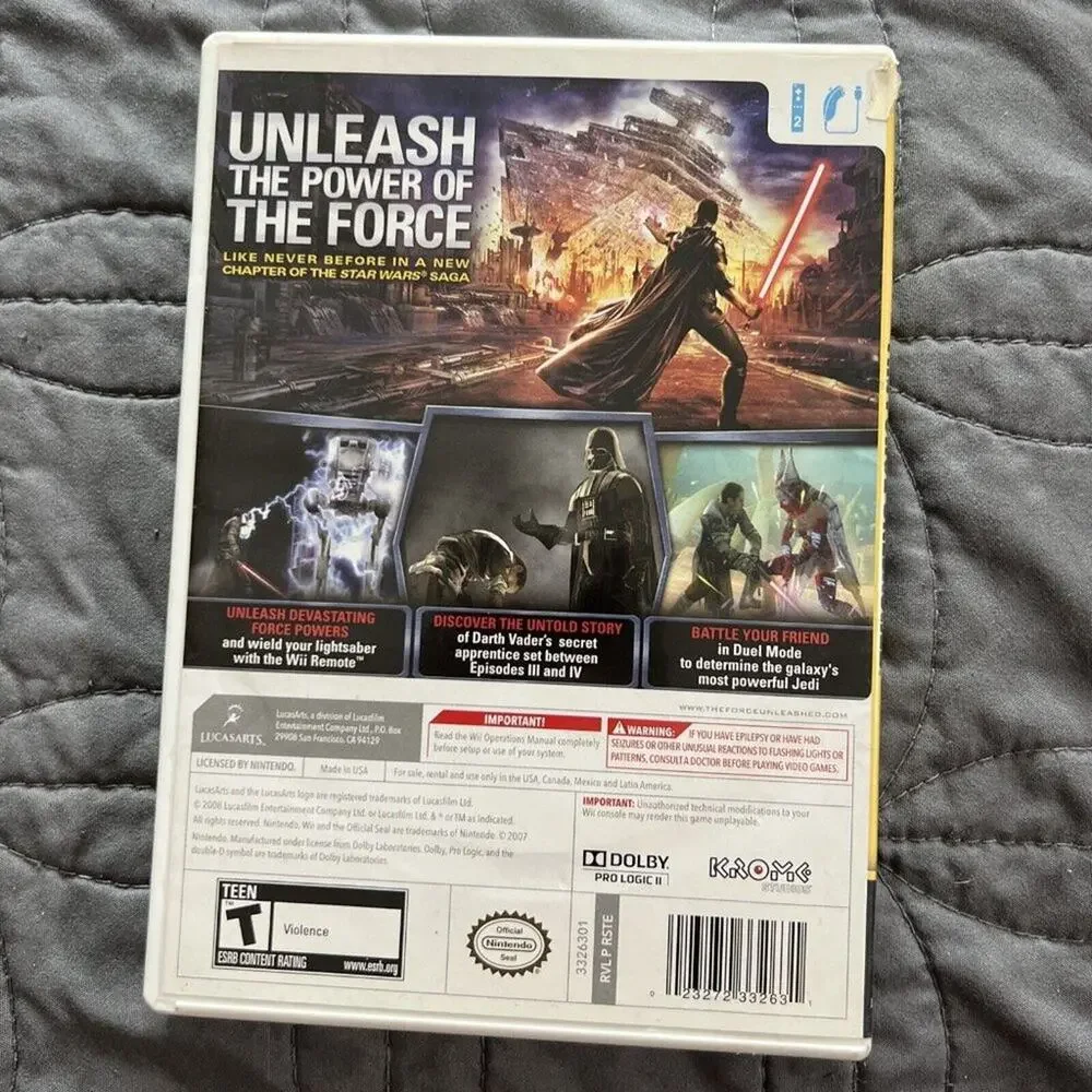 Star Wars: The Force Unleashed (Nintendo Wii,‎ 2008)